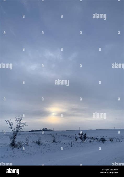 Winter in Manitoba Stock Photo - Alamy