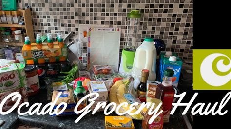 Ocado Grocery Haul Online Shop YouTube