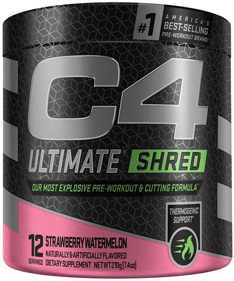 Cellucor C4 Ultimate Shred Preworkout Powder Strawberry Watermelon