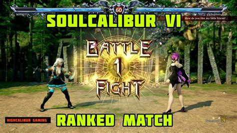 Soulcalibur Vi Sophitia Vs Ivy Satansboy Ranked Match Youtube