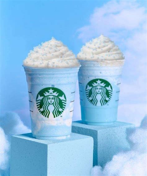 Introducing The New Blue Raspberry Cloud Creme Frappuccino From