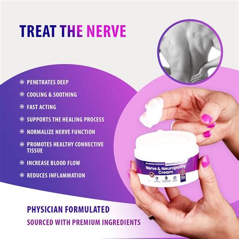 Nerve And Neuropathy Relief Cream By Nerve Spa Natural Pain Relief Cream