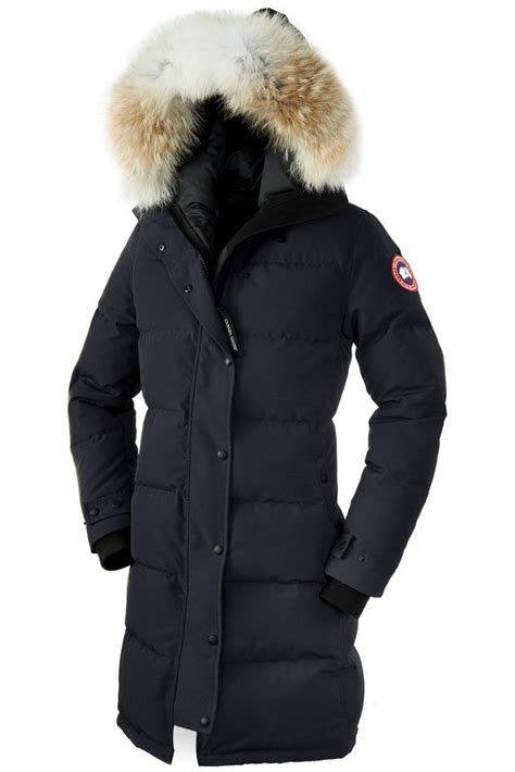 Canada Goose Shelburne Coat In Navy At Sue Parkinson