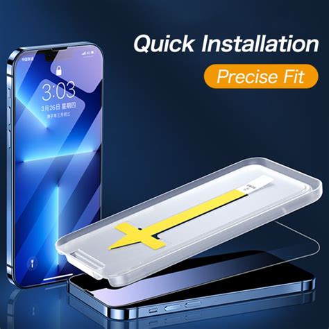 Easy Install Kit Full Screen Protector Film For Iphone 14 13 12 11 Pro