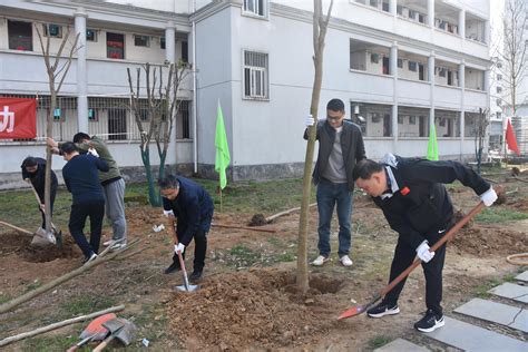 播种春风绿意 共建绿色校园——我校开展义务植树活动