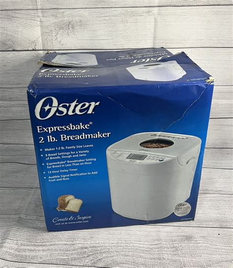 Oster Bread Maker Machine Express Bake 2 Lb Pound Mixer Programmable