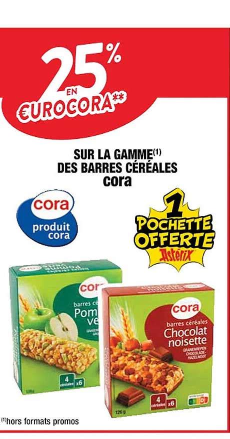 Promo La Gamme Des Barres C R Ales Cora Chez Cora