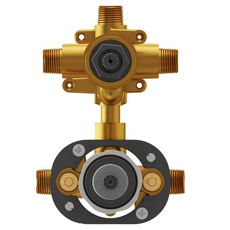 Flash® 3 Way Integrated Shower Diverter Rough In Valve With Pressure