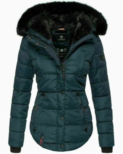 Marikoo Damen Winter Jacke Parka Fvsg Mantel Gef Ttert Steppjacke