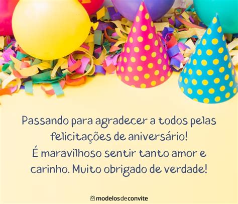 Discurso De Agradecimento De Aniversário - 55 Mensagens de Agradecimento pelo Aniversário – Modelos de Convite
