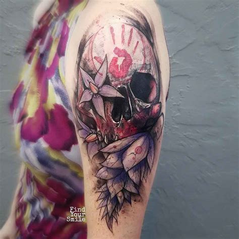 Skull on Fire Tattoo - Best Tattoo Ideas Gallery