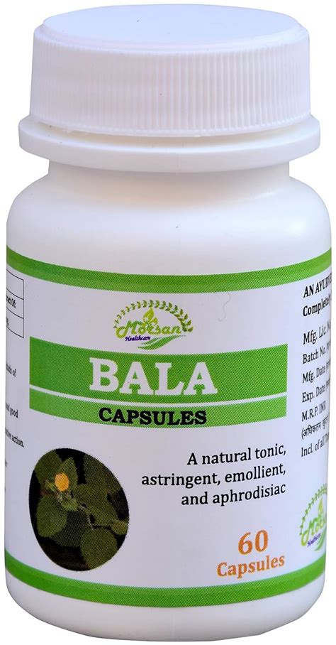 Buy Morsan S Bala Sida Cordifolia Capsules Pack Of 60 X 500 Mg Veg