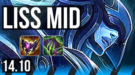 LISSANDRA Vs SYLAS MID Rank 6 Liss 10 4 14 KR Grandmaster 14