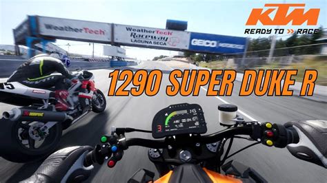 Ride Beat All Racing Bikes In Laguna Seca With Ktm Super Duke R