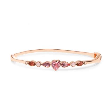 Jon Richard Made With Swarovski® Crystals Rose Gold Plated Pink Heart