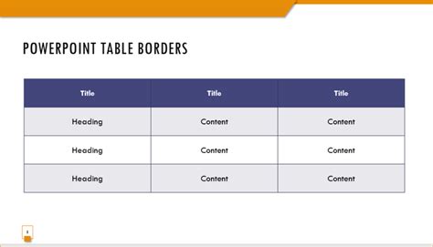 How To Change Table Or Cell Border Color In Powerpoint