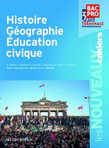 Histoire G Ographie Ducation Civique De Laurent Blan S Livre