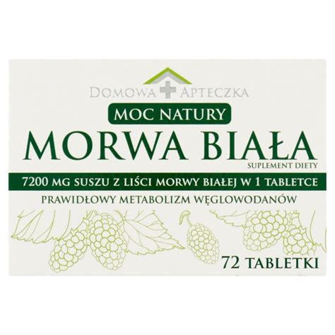 Morwa Biala Moc Natury Dom Apt Tabletki Tabl Apteka Od Serca