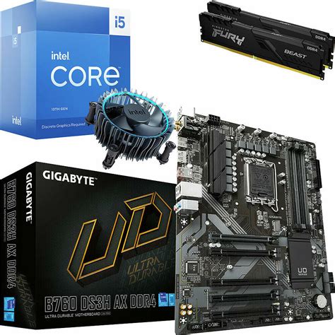 Kit évo Core i5 13400F B760 DS3H AX DDR4 16 Go Kit d évolution