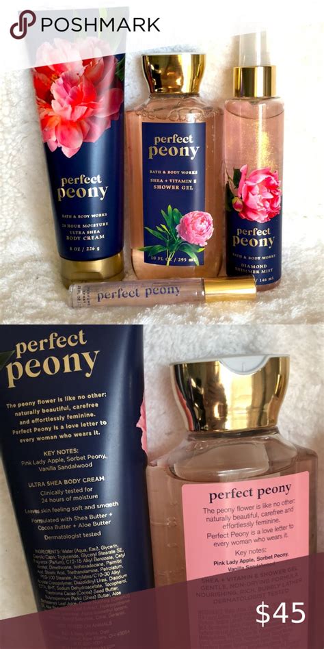 Bath And Body Works Perfect Peony Bundle Bath And Body Works Bath