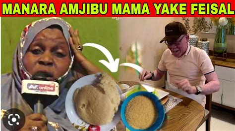 MAZITO HAJI MANARA Amemjibu MAMA YAKE FEISAL Kwa Kula Ugali Na