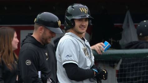 Jake Reinischs Rbi Single Gives Wake Forest The Lead Over Liberty