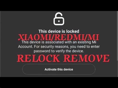 Redmi Mi Account Relock Final Solution Redmi Y Mi Account Final