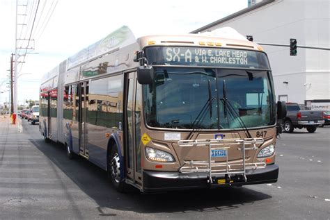 Las Vegas RTC New Flyer XN60 Bus In Las Vegas Nevada So Cal Metro