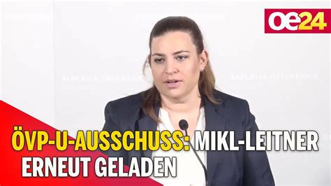 Vp U Ausschuss Mikl Leitner Erneut Geladen Youtube