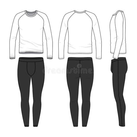 Male Compression Pants Template Stock Illustrations 23 Male Compression Pants Template Stock