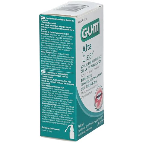 GUM AftaClear Spray Buccal 15 Ml Redcare Pharmacie