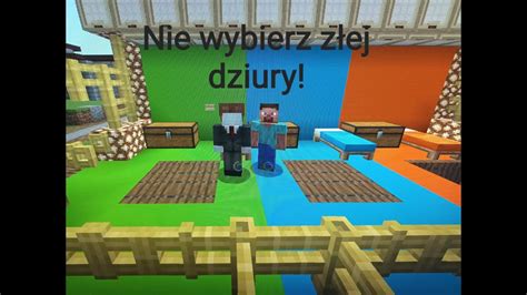 NIE WYBIERZ ZŁEJ DZIURY Z BALMUSIEM W MINECRAFT YouTube