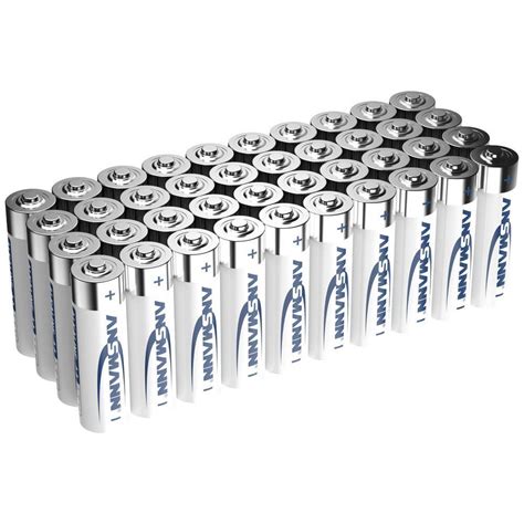 Batteri AA R6 Alkaliskt Ansmann 1 5 V 40 St Elgiganten