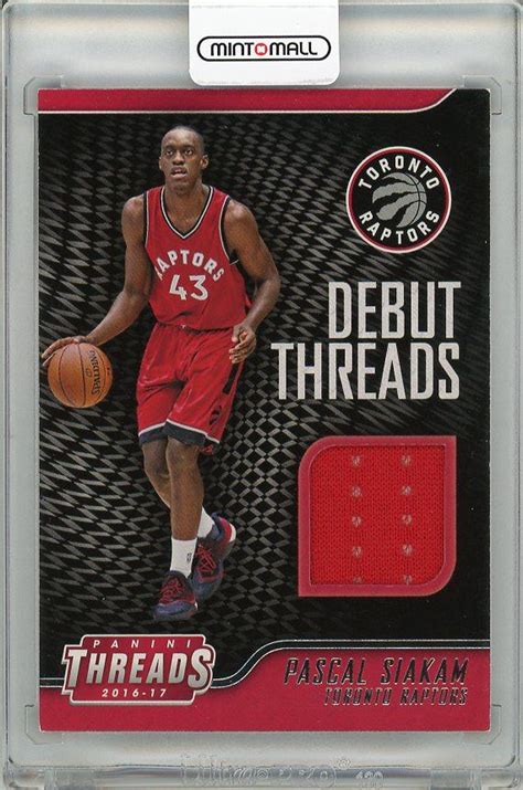 ミントモール Mint 梅田店 【若干白欠けあり】2016 17 Panini Threads Pascal Siakam