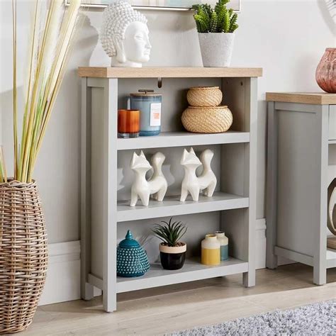 Avon Grey Low Bookcase Big Furniture Warehouse