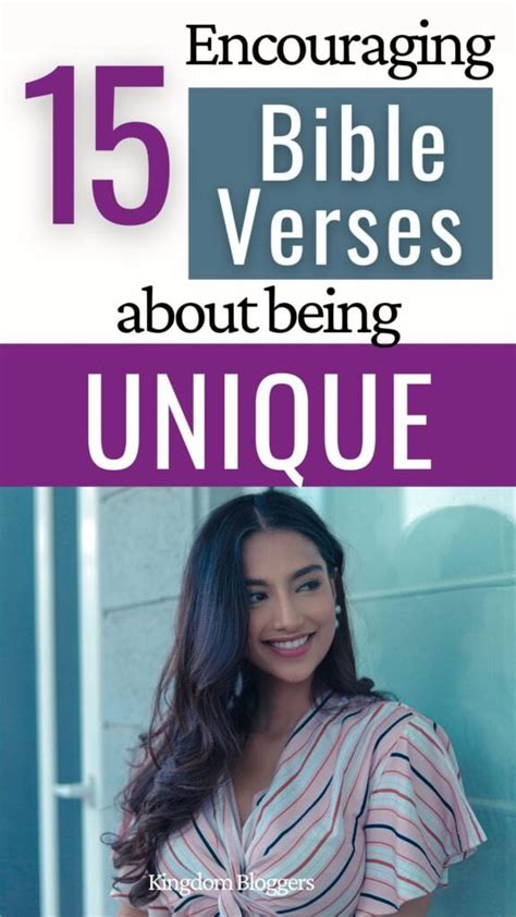 15 Bible Verses About Being Unique