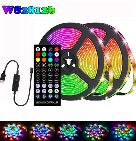 Tira De Luces Led RGB 5050 Direccionable Individualmente 1 30M WS2812B