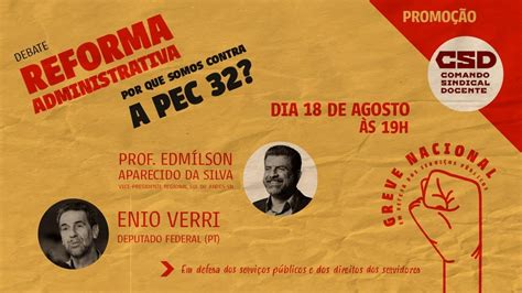 Reforma Administrativa Por Que Somos Contra A Pec 32 Youtube