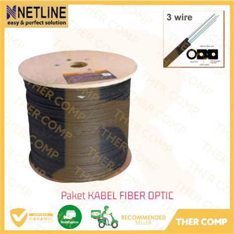 Jual Kabel Fiber Optic 1Km Ftth Drop Cable Sc Fiber Optik Precon