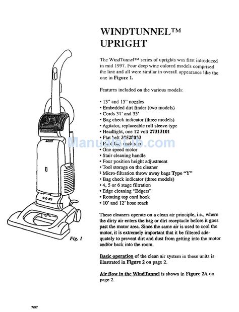 Hoover Windtunnel 3 Manual