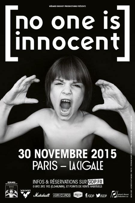 No One Is Innocent En Concert à La Cigale Le 30 Novembre 2015