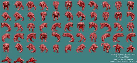 Original doom sprites - monstersBeautiful