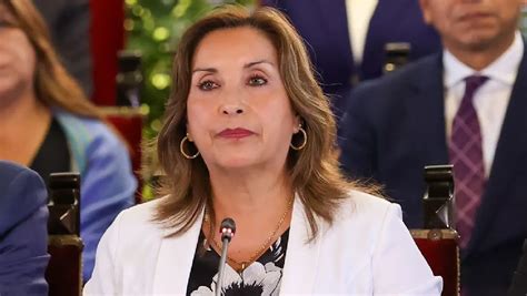 Dina Boluarte dice que solo responderá a Fiscalía por Rolex El Men