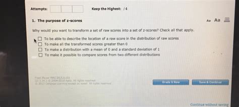 Solved Attempts Keep The Highest The Purpose Of Chegg