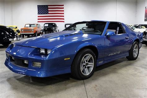 Blue 1987 Chevrolet Camaro Iroc Z28 For Sale Mcg Marketplace