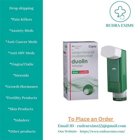 Duolin Inhaler Ipratropium Bromide And Levosalbutamol Inhaler At Rs