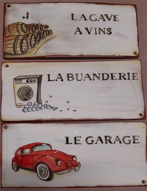 Plaques De Porte Personnalisées En Céramique émaillée