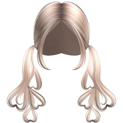 Long Wispy Heart Shaped Pigtails Platinum Roblox Item Rolimon S