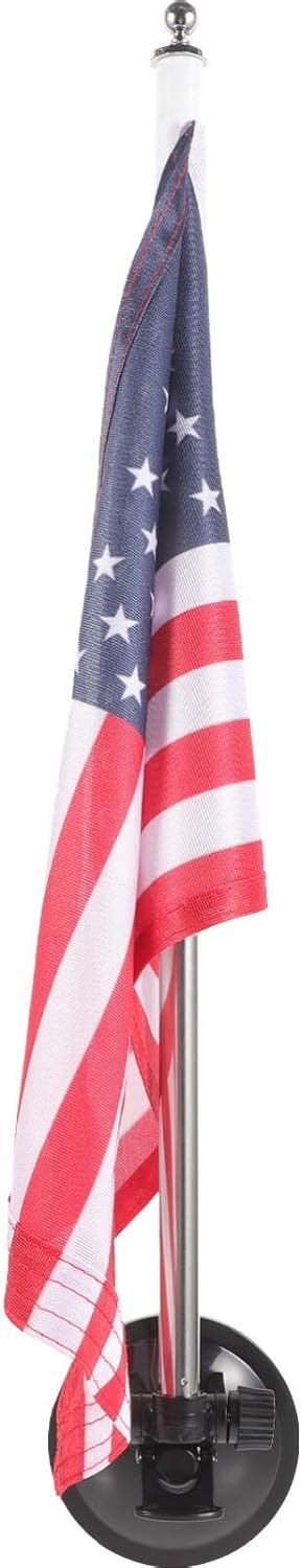 Amazon BESTOYARD 10 X 15 Inch USA Car Flag Flagpole With 10 Inch