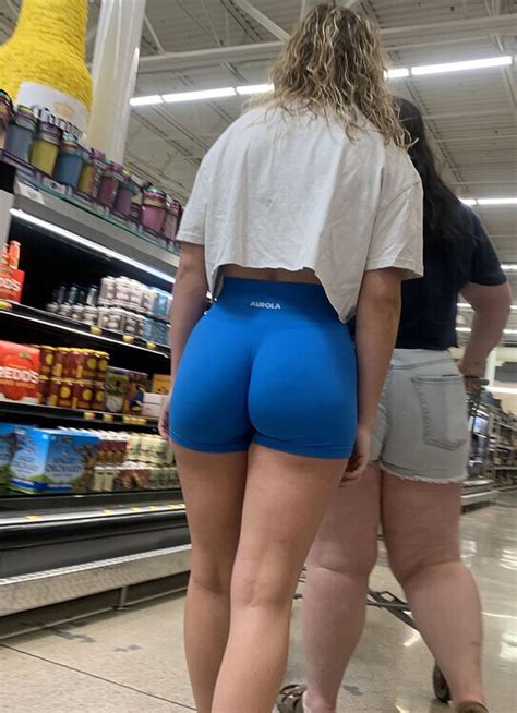 Fine Ass Pawg In Blue Tight Shorts Ass Forum